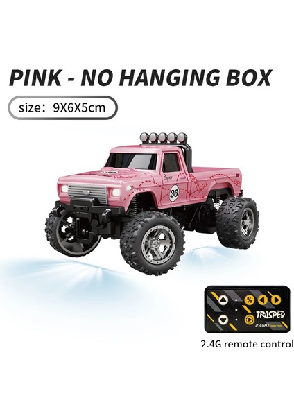 Metal Rc Araba 1:64 Uzaktan Kumanda Drift Araba Mini Yüksek Hızlı Off-Road Tırmanma Yarış Arabaları Çocuk Oyuncakları Çocuklar Için Özelleştirilmiş (Yurt Dışından)