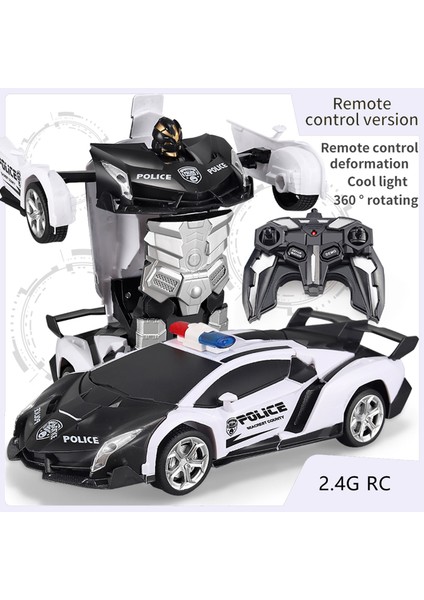 2'si 1 Arada Uzaktan Kumandalı Araba - Dönüştürücü Robot Erkekler ve Kızlar Için Doğum Günü Noel Hediyesi Oyuncaklarının En Iyi Seçimi (Yurt Dışından)
