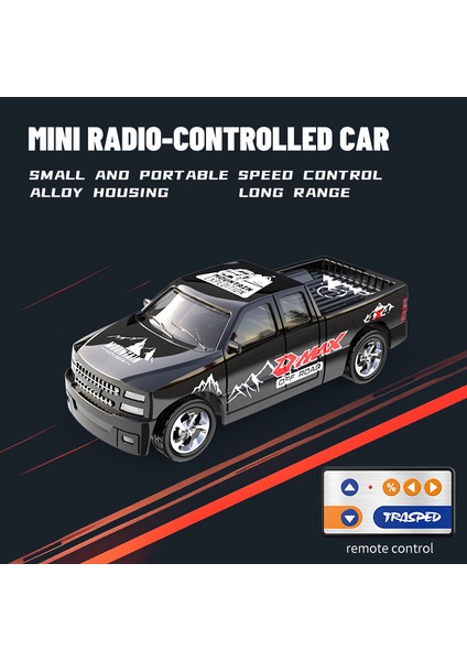 1:64 Metal Alaşım Oransal Uzaktan Kumandalı Araç Modeli 2.4 Ghz Mini Simülasyon Rc Araba Römorklu (Yurt Dışından)