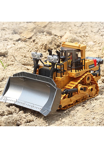 Çocuk 2.4g Uzaktan Kumanda Ekskavatör Damperli Kamyon Rc Modeli Elektrikli Araba Oyuncak Simülasyon Buldozer Radyo Kontrol Inşaat Aracı (Yurt Dışından)