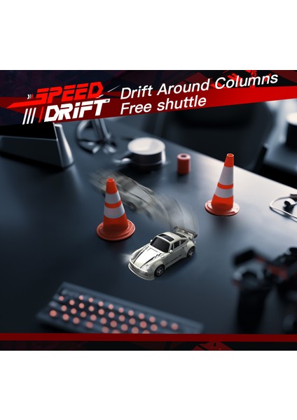 Çocuk Masaüstü Uzaktan Kumanda Araba Oyuncak Dublör Uzaktan Kumanda Drift Araba Rc Mini Yarış 2.4g Simülasyon Oyuncak Modeli Çocuk Hediye (Yurt Dışından)