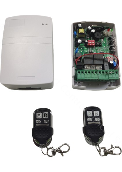 110V 220V Kontrol Panosu Motor Garaj Kapısı Panjur Otomatik Kapı 433MHZ Kontrol Paneli Uzaktan Verici ile (Yurt Dışından) fırsatları