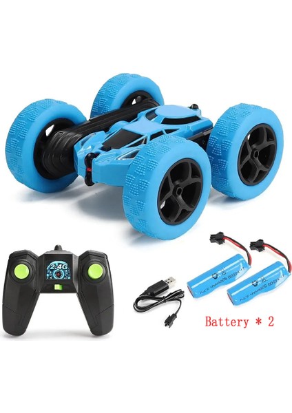 Rc Dublör Araba Çocuk Çift Taraflı Çevirme 2.4g Uzaktan Kumanda 360 Dere Rotasyon Off Road Drift Rc Araba Çocuklar Yetişkinler Için Hediyeler Erkek (Yurt Dışından)