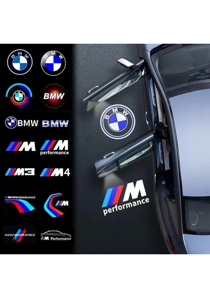 LED Araba Kapı Logosu Prktör Lambaları Karşılama Işığı Bmw 1 2 3 4 5 6 7 Serisi X1 X3 X4 X5 X6 X2 X7 F10 F15 F16 F20 F30 M E36 E46 (Yurt Dışından)