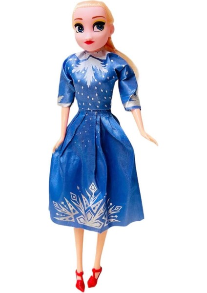 Luxury Frozen Elsa Anna Tekli Kız Seti Oyuncak Bebek - Elsa 1 Adet