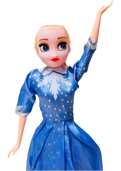Luxury Frozen Elsa Anna Tekli Kız Seti Oyuncak Bebek - Elsa 1 Adet