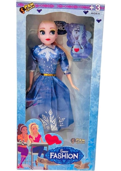 Luxury Frozen Elsa Anna Tekli Kız Seti Oyuncak Bebek - Elsa 1 Adet