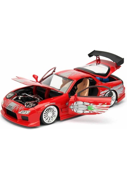 Luxury 1:24 1993 Mazda Rx-7 Model Araba - Hızlı ve Öfkeli 1 Adet