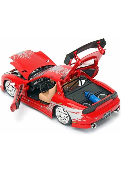 Luxury 1:24 1993 Mazda Rx-7 Model Araba - Hızlı ve Öfkeli 1 Adet