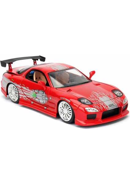 Luxury 1:24 1993 Mazda Rx-7 Model Araba - Hızlı ve Öfkeli 1 Adet