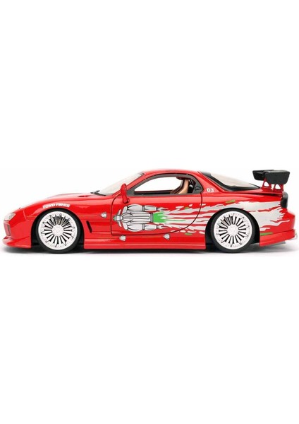 Luxury 1:24 1993 Mazda Rx-7 Model Araba - Hızlı ve Öfkeli 1 Adet