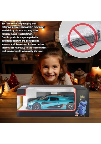 1:24 Supercar Alaşım Modeli - Hediye Için Ideal Dekoratif Ev Aksanı Çocuk Dostu Oyuncak ve Araba Için Olmazsa Olmazsa Olmaz (Yurt Dışından)