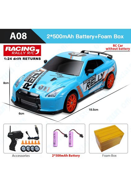 2.4g Rc Araba LED Işık ile 4WD Uzaktan Kumanda Drift Arabalar Profesyonel Yarış Oyuncakları Gtr Modeli AE86 Çocuklar Için Noel Hediyeleri (Yurt Dışından)
