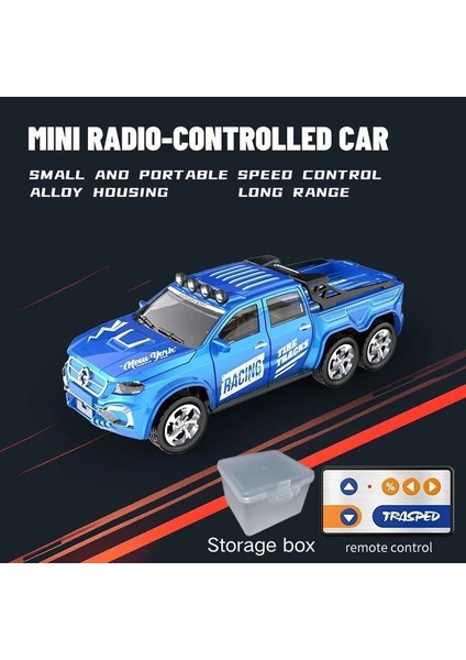 1/64 Mini Rc Araba 2.4g Uzaktan Kumanda Arabalar Sürüklenen Alaşım Kamyon Modeli Işık ile Off-Road Araç Çocuk Oyuncakları Boys Için Çocuk Hediye (Yurt Dışından)
