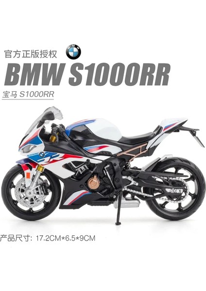 1:12 Bmw S1000RR Motosiklet Model Araba Simülasyon Alaşım Metal Oyuncak Motosiklet Çocuk Oyuncak Hediye Koleksiyonu (Yurt Dışından)