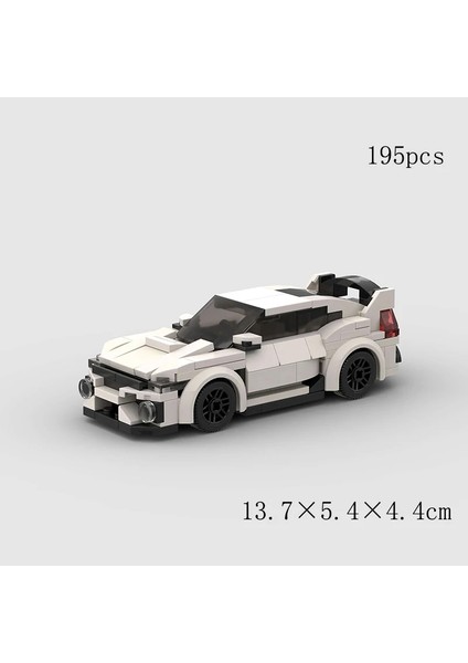 Moc Hız Şampiyonlar Süper Yarış Arabası F1 Büyük Araç Yarış Modeli Yapı Taşları Tuğla Spor Kamyonet Şehir Tekniği Oyuncak (Yurt Dışından)