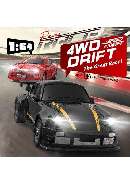 2025 Yeni KF20 1:64 Drift Rc Araba Dört Tekerlekli Uzaktan Kumandalı Yarış Arabası Tam Oranlar Masa Yarışması Oyuncak Boys Ideal Hediyeler. (Yurt Dışından) fırsatları