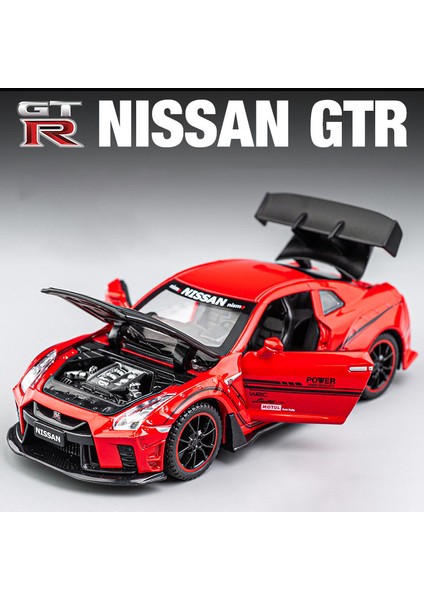 1:32 Nissan Gtr R34 Gt-R R35 Hızlı ve Öfkeli Alaşım Araba Modeli Ses ve Işık Geri Çekin Çocuk Oyuncak Koleksiyon Doğum Günü Hediyesi (Yurt Dışından)