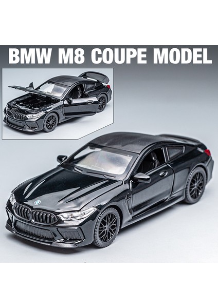 1:32 Bmw M8 Im Supercar Alaşım Pres Döküm ve Oyuncak Araçlar Metal Oyuncak Araba Modeli Ses ve Işık Koleksiyonu Çocuk Oyuncak (Yurt Dışından)