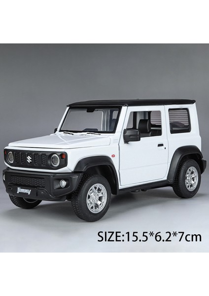 1:24 Suzukı Jimny Alaşım Araba Modeli Döküm Metal Off-Road Araçlar Araba Modeli Ses ve Işık Simülasyon Koleksiyonu Çocuk Oyuncak Hediye (Yurt Dışından)