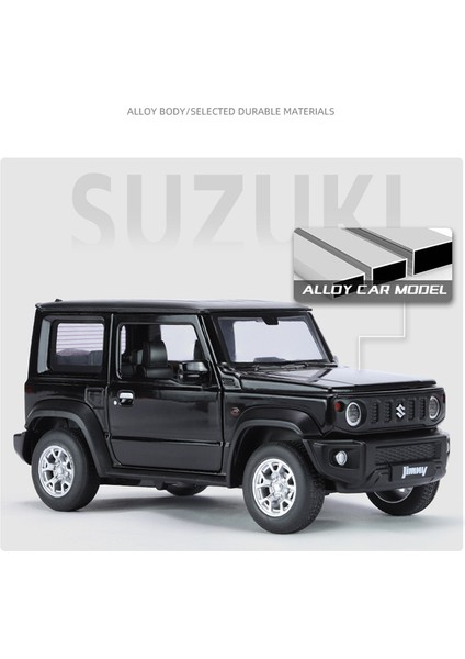 1:24 Suzukı Jimny Alaşım Araba Modeli Döküm Metal Off-Road Araçlar Araba Modeli Ses ve Işık Simülasyon Koleksiyonu Çocuk Oyuncak Hediye (Yurt Dışından)