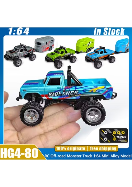 Metal Rc Araba 1:64 Uzaktan Kumanda Drift Araba Mini Yüksek Hızlı Off-Road Tırmanma Yarış Arabaları Çocuk Oyuncakları Çocuklar Için Özelleştirilmiş (Yurt Dışından)