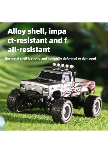 Metal Rc Araba 1:64 Uzaktan Kumanda Drift Araba Mini Yüksek Hızlı Off-Road Tırmanma Yarış Arabaları Çocuk Oyuncakları Çocuklar Için Özelleştirilmiş (Yurt Dışından)