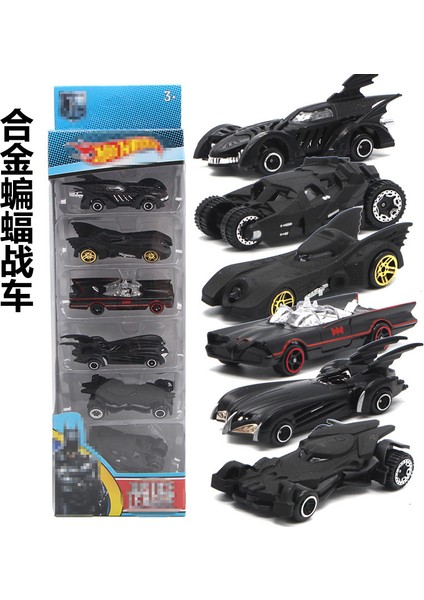 Yeni 6 Adet Batmobil Alaşım Model Arabalar 1:64 Batman Tumbler 6 Nesil Kombinasyonu Ev Dekor Araba Koleksiyonu Oyuncaklar Çocuklar Için (Yurt Dışından)