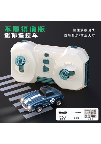 Rc Mini Taşınabilir Uzaktan Kumanda Araba Yarışı Drift Gerçek Zamanlı Iletim Kamera 2.4g Kablosuz Uzaktan Kumanda Araba Oyuncak Hediye Çocuk (Yurt Dışından)