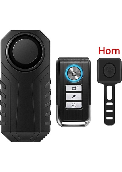 Extractme Motosiklet Hırsız Alarmı Uzaktan Kumanda ile 113DB Kablosuz Su Geçirmez Araba Elektrikli Bisiklet Güvenlik Anti Kayıp Alarm (Yurt Dışından)