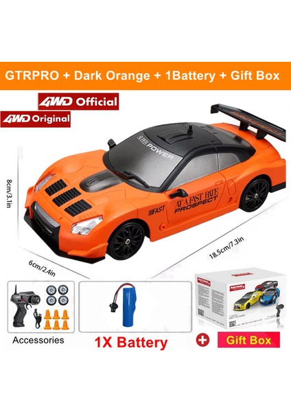 2.4g Yüksek Hızlı Drift Rc Araba 4WD Oyuncak Uzaktan Kumanda AE86 Modeli Rtr Araç Araba Rc Yarış Arabaları Oyuncak Çocuklar Için Noel Hediyeleri (Yurt Dışından)