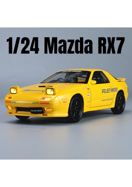 1/24 Mazda Rx7 Ilk D Yarış Oyuncak Araba Jdm Modeli 1:24 Diecast Meatl Araç Minyatür Ses Işık Koleksiyonu Hediye Boy Kid Için (Yurt Dışından) fiyatları
