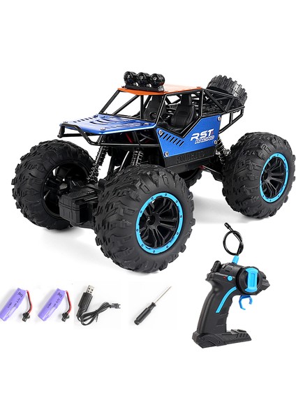 Kaya Paletli Off Road Rc Araba Uzaktan Kumanda Oyuncak Makinesi ile Radyo Kontrol Araba Üzerinde LED Işık Oyuncak Boys Için (Yurt Dışından)