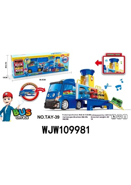 Kore Tayo Küçük Otobüs Sapanı ve Geri Çekilebilir Araba Diy Parça Oyuncak Seti Tayo Karikatür Araba Oyuncak Koleksiyonu Araba Modeli Yılbaşı Hediyeleri (Yurt Dışından)