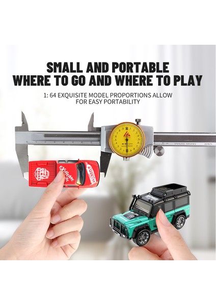 Yeni Rc Araba Mını Alaşım 1/64 Uzaktan Kumanda Araba Taşımak Için Uygun 60 Dakika Çalışma Süresi Çocuk Hediyeleri Oyuncaklar (Yurt Dışından)
