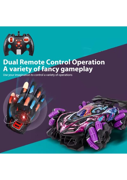 LED Işıkları ile Sıcak F1 Drift Rc Araba Müzik 2.4g Eldiven Jest Radyo Uzaktan Kumanda Sprey Dublör Araba 4WD Elektrikli Çocuk Oyuncakları (Yurt Dışından)
