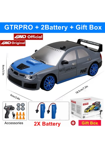 2.4g Yüksek Hızlı Drift Rc Araba 4WD Oyuncak Uzaktan Kumanda AE86 Modeli Rtr Araç Araba Rc Yarış Arabaları Oyuncak Çocuklar Için Noel Hediyeleri (Yurt Dışından)