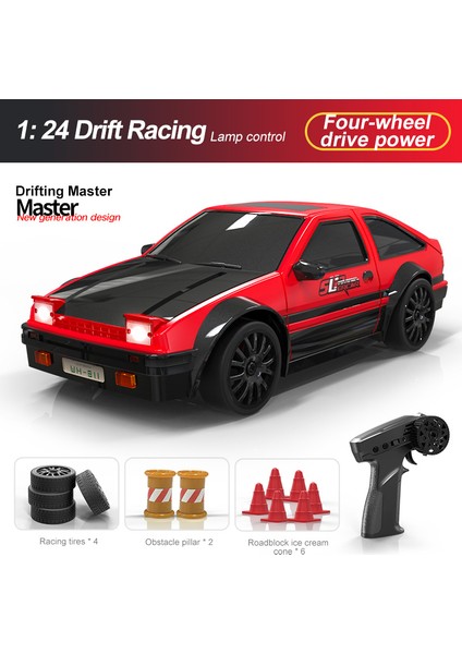 15 Km/saat Rc Arabalar Drift 4WD Rc Araba Yarışı Araba AE86 Gtr Uzaktan Kumanda Mesafesi 60 Metre Çocuklar Araba Boys Için Doğum Günü Hediyesi (Yurt Dışından) modelleri