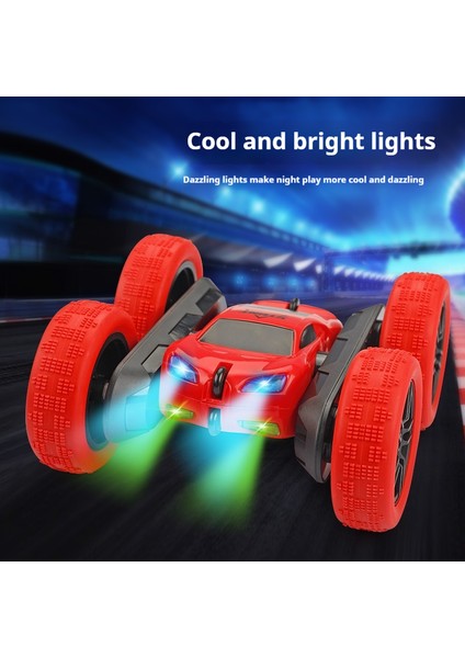 Sıcak Rc Dublör Araba Çocuk Çift Taraflı Çevirme 2.4g Uzaktan Kumanda 360 Deree Rotasyon Off Road Drift Rc Araba Çocuk Doğum Günü Hediyesi (Yurt Dışından) fırsatları