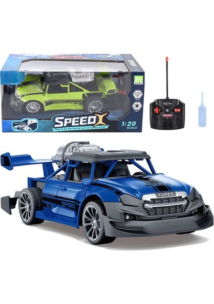 1:20 Rc Araba Yarışı Uzaktan Kumandalı Kamyon Hafif Duman Püskürtme Elektrikli Yarış Aracı Radyo Kontrol Modeli Çocuk Hediye Çocuk Oyuncak (Yurt Dışından)
