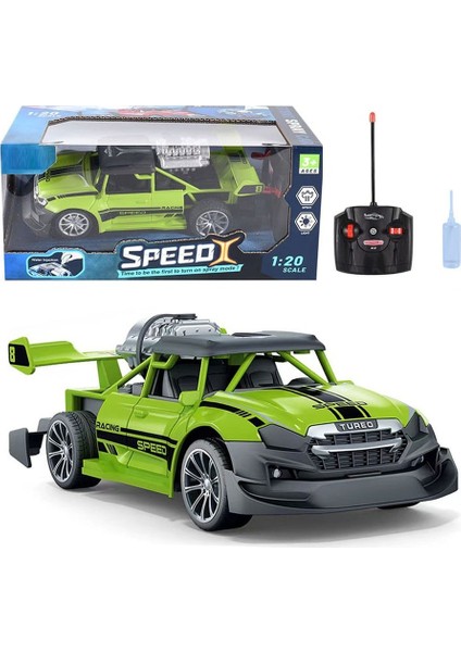 1:20 Rc Araba Yarışı Uzaktan Kumandalı Kamyon Hafif Duman Püskürtme Elektrikli Yarış Aracı Radyo Kontrol Modeli Çocuk Hediye Çocuk Oyuncak (Yurt Dışından)