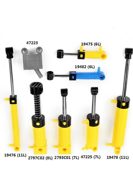 Moc Teknik Hortum Hava Pompası Tankı Itme Çubuğu Atıcı Anahtarı Piston Eds Pnömatik Parçalar ile Uyumlu 9641 42043 47225 61904 (Yurt Dışından) modelleri