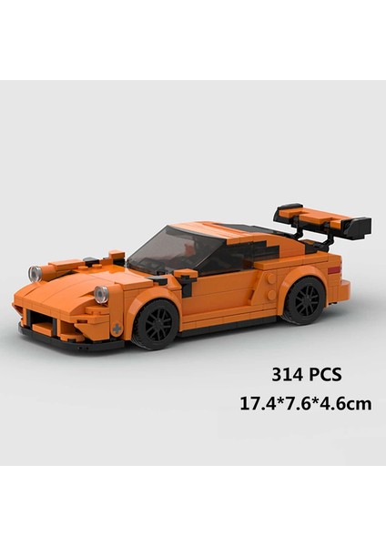Moc Hız Şampiyonlar Süper Yarış Arabası F1 Büyük Araç Yarış Modeli Yapı Taşları Tuğla Spor Kamyonet Şehir Tekniği Oyuncak (Yurt Dışından)
