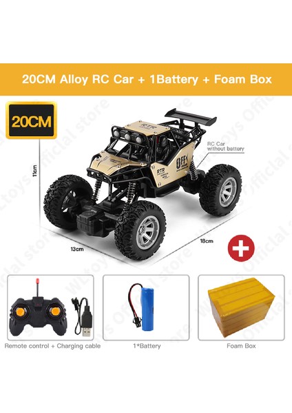 Zwn 1:20 Alaşım Rc Araba LED Işıkları ile 2.4g Radyo Uzaktan Kumanda Arabalar Buggy Off-Road Kontrol Kamyonları Erkek Oyuncakları Çocuklar Için Hediyeler (Yurt Dışından)