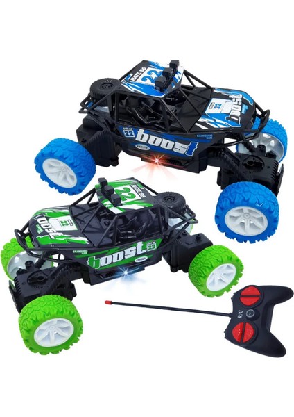 Uzaktan Kumanda Elektrikli Off-Road Araba Boys Için Şarj Edilebilir Dört Klı Sürüklenen Yarış Tırmanma Oyuncak Araba Plastik Malzeme (Yurt Dışından)