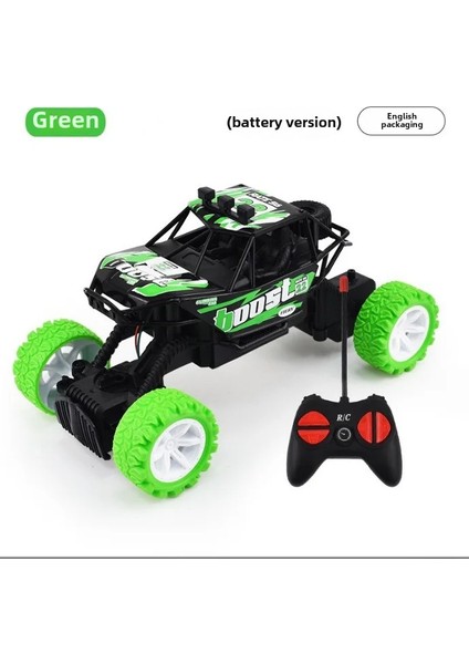 Uzaktan Kumanda Elektrikli Off-Road Araba Boys Için Şarj Edilebilir Dört Klı Sürüklenen Yarış Tırmanma Oyuncak Araba Plastik Malzeme (Yurt Dışından)