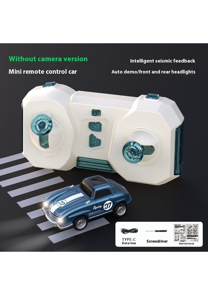 Rc Mini Uzaktan Kumanda Araba Yarışı Drift Gerçek Zamanlı Iletim Kamera 2.4g Kablosuz Uzaktan Kumanda Araba Fpv Oyuncak Çocuk Hediye (Yurt Dışından)