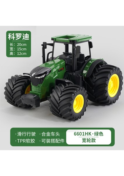 1: 24 Alaşım Elektrikli Uzaktan Kumanda Farmer's Iş Makinesi 2.4g K Büyük Alaşım Taşıma Açık Oyuncaklar Çocuk Hediye (Yurt Dışından)