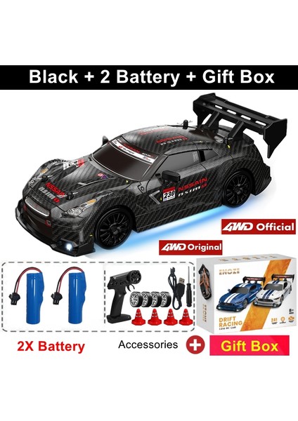 Rc Araba LED Işık ile 4WD Uzaktan Kumanda 4x4 Radyo Drift Arabalar Çocuklar Için Yarış Yüksek Hızlı Araç Erkek Kız Oyuncak Çocuklar Hediyeler (Yurt Dışından)