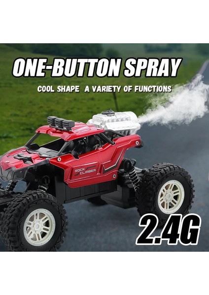 Sıcak Geniş Güç 2.4g Rc Araba Büyük Alaşım Yüksek Hızlı Off-Road Uzaktan Kumanda Araç Aydınlatma ve Şarj Edilebilir (Yurt Dışından)